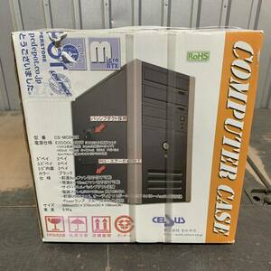 【未開封品】CELSUS セルサス CS-MC04BK MicroATXミニタワーPCケース ブラック