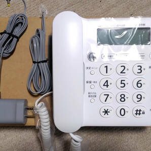 シャープ SHARP デジタル電話機 JD‐G33（親機のみ・子機無し）ホワイト 迷惑電話対策機能搭載の画像1