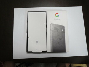  ◆Google Pixel 7a Charcoal 黒 ブラック SIMフリー キズ無し