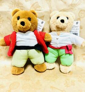  Shiki Theatre Company bake mono. ... soft toy badge set bear iron 9 futoshi Bear -