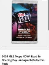 2024 MLB Topps NOW Road To Opening Day - Autograph Collectors Pack 開封済みセット_画像8