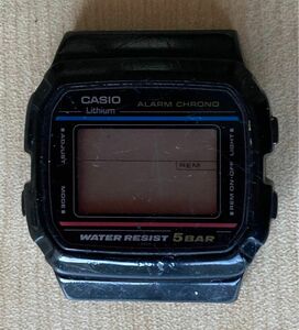 ジャンク品 デジタル腕時計 カシオ CASIO ALARM CHRONO Lithium 549 Wー46 防水5気圧 部品取り