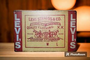  tin plate signboard Levi's 