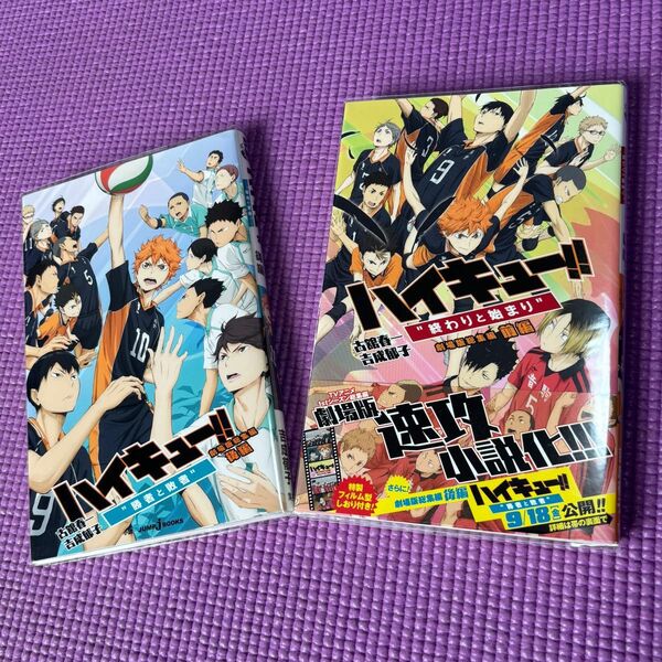 ハイキュー 劇場版総集編　前編　後編　小説　セット