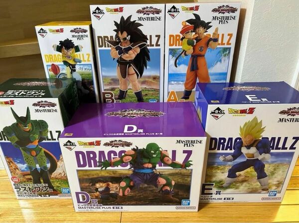 ドラゴンボール　一番くじ　フィギュアコンプセット　セル　ピッコロ　ラディッツ　孫悟空　孫悟飯　コンプリート　