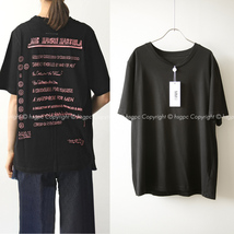 新品 MM6 メゾン マルジェラ グラフィティ バック ロゴ Tシャツ カットソー トップス オーバーサイズ Maison Margiela エムエム6 シックス_画像1