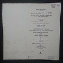 コレクター放出品！仏ERATO/エラート輸入盤LPレコード ２枚組・STU71208 MASSENET QUATRE SCENES POUR ORCHESTRE J.E. GARDINER_画像2