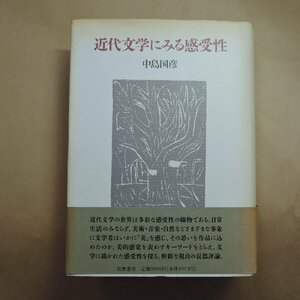 ●近代文学にみる感受性　中島国彦　筑摩書房　定価9800円　1994年初版