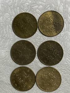 オーストラリア硬貨　1シリング　６枚