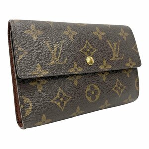 24-1538 Louis Vuitton M61202 PORTE RESOL ETOUI Трехвопросытая карта кошелька Корпус Корпус монета монограмма коричневая