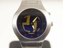 【FOSSIL】フォッシル「BIG TIC」JR-8052 クォーツ メンズ 腕時計【中古品】_画像1