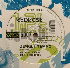 ラガジャングル Redrose - Jungle Tempo / Hotter Junglematical Style (Drum'n'bass) Greensleeves Records DJ Monk UK Garage ガラージ