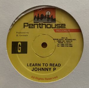 Johnny P - Learn To Read / Peter Metro - Labrish Penthouse Records