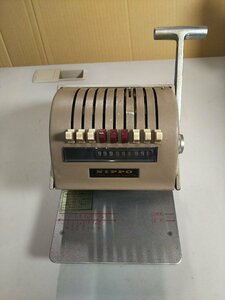 b88ih★1円スタート★NIPPO ニッポー チェックライター CHECK WRITER アンティーク 中古品 #04Z2474