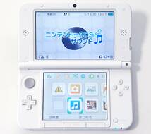 【動作確認済み】《綺麗》Nintendo 任天堂 ３ＤＳLLミント×ホワイト本体_画像3