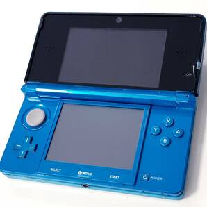 【動作確認済み】《即決有り》Nintendo 任天堂 ３ＤＳアクアブルー本体  の画像4