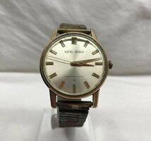 [稼働品］KING SEIKO キングセイコー ファーストモデル GF KSJ145-438-E Diashock ダイヤショック 昭和36年製 手巻 中古品 社外ベルト_画像2