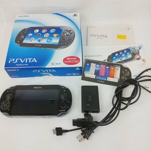 SONY　PS Vita　ブラック　動作確認済み　箱付き　PlayStation Vita