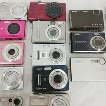 デジカメ　まとめ売り　31台　Canon/CASIO/OLYMPUS/FUJIFILM/Sony/Nikon/Panasonic　ジャンク　動作未確認_画像4