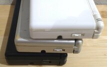 任天堂 ニンテンドーDS Lite USG-001 シルバー ホワイト ブラック 3台まとめ ジャンク_画像4