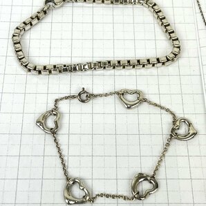 質屋かんてい局愛媛 TIFFANY＆Co. ティファニー GUCCI グッチ シルバー ネックレス リング ブレス 多数 SILVER925 750 K18 計20点の画像3