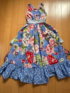 ★美品★　Matilda Jane　6　かわいい水色のロングワンピース　GYMBOREE Janie and Jack