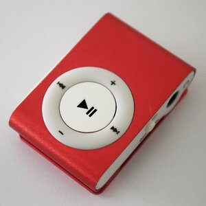 [ red ] new goods MP3 player music SD card type charge cable attaching [ button white type ]