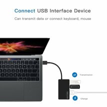 高品質 USBハブ 高速 USB 2.0ｘ４ ポート ハブ バスパワー対応 電源不要 色んな製品を接続可能 【ホワイト】_画像4