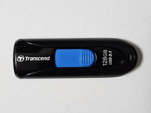 Transcend トランセンド USBメモリ 128GB USB3.1 & USB 3.0 スライド式 ブラック TS128GJF790KPE