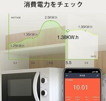 Alexa対応 スマートプラグ Wi-Fi スマートコンセント 電源プラグ_画像8