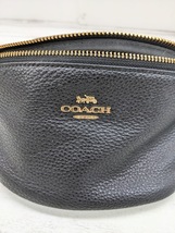 COACH コーチ ウエストバッグ ウエストポーチ ボディバッグ レザー F48738 SVNII PEBBLE LEATHER_画像2