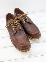 99 RED WING レッドウイング ブーツ 8109 OXFORD MAHOGANY US7 D 25cm ブラウン系 オックスフォード モックトゥ 2012年製_画像2