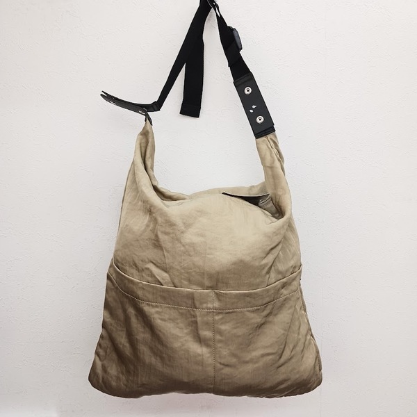 美品 whowhat フーワット ナイロン 2WAY ショルダーバッグ WRAP BAG WH-1902-B2 