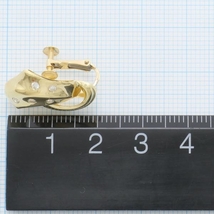 K18YG イヤリング ダイヤ 0.10 ×2 総重量約4.0g 中古 美品 送料無料☆0315_画像4