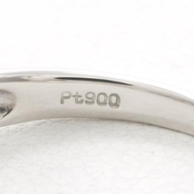 PT900 リング 指輪 19.5号 ダイヤ 総重量約6.2g 中古 美品 送料無料☆0315_画像6