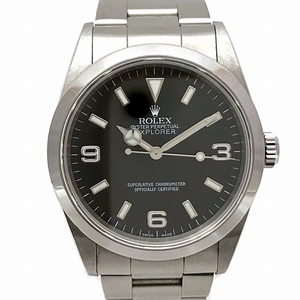  Rolex Explorer 14270 self-winding watch A number clock wristwatch men's *0307