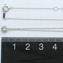 PT900 PT850 ネックレス ダイヤ 0.40 総重量約0.9g 約42cm 中古 美品 送料無料☆0202_画像5