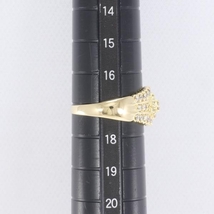 K18YG リング 指輪 17号 ブラウンダイヤ 0.70 総重量約3.5g 中古 美品 送料無料☆0204_画像5