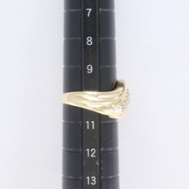 K18YG リング 指輪 10号 ブラウンダイヤ 0.32 総重量約3.8g 中古 美品 送料無料☆0204_画像5