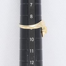 K18YG リング 指輪 9号 ダイヤ 0.14 総重量約3.4g 中古 美品 送料無料☆0202_画像5