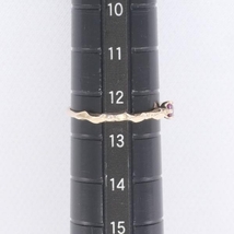 K18PG リング 指輪 12.5号 ロードライトガーネット 総重量約1.7g 中古 美品 送料無料☆0315_画像5