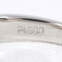 PT900 リング 指輪 10.5号 パール 約9mm 総重量約5.9g 中古 美品 送料無料☆0202_画像6