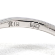 サマンサティアラ K18WG リング 指輪 7号 ダイヤ 0.01 総重量約1.7g 中古 美品 送料無料☆0315_画像6