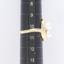 K18YG リング 指輪 10.5号 パール 約6mm ダイヤ 0.03 総重量約4.5g 中古 美品 送料無料☆0315_画像5