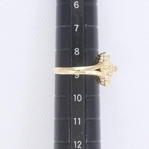 K18YG リング 指輪 9号 ダイヤ ブラウンダイヤ 計 0.30 総重量約3.0g 中古 美品 送料無料☆0315_画像5