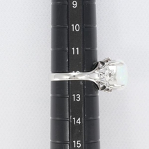 PT900 リング 指輪 12号 オパール 2.84 ダイヤ 0.06 総重量約5.8g 中古 美品 送料無料☆0315_画像5