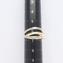 カラッチ K18YGWG リング 指輪 6号 ダイヤ 0.09 総重量約4.8g 中古 美品 送料無料☆0315_画像5