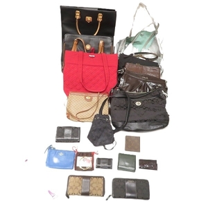 1 jpy ~ there is no highest bid Louis Vuitton Gucci Coach other bag brand small articles other 20 point brand set *0345