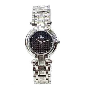  Fendi 750L кварц Zucca рисунок часы наручные часы женский прекрасный товар *0317