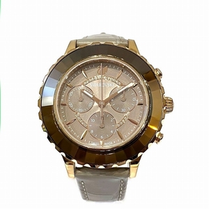  Swarovski ok tia lux quartz clock wristwatch lady's *0312